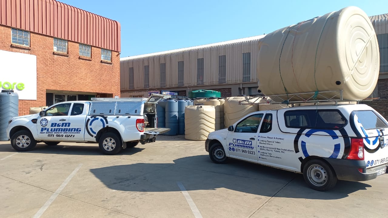B&M Plumbing team at work