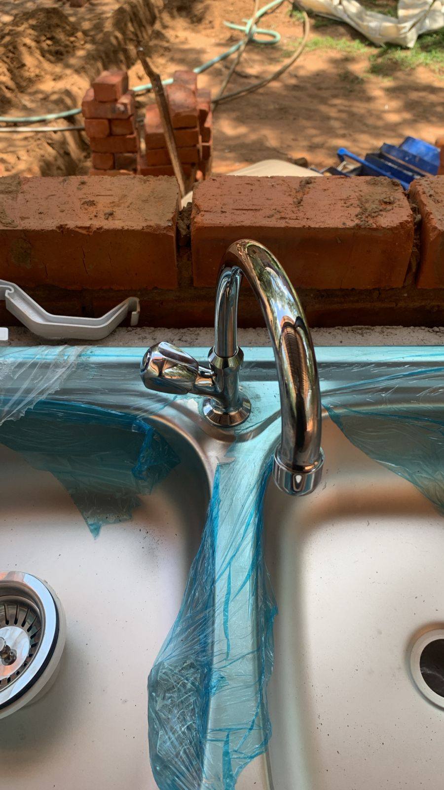 New build plumbing installation