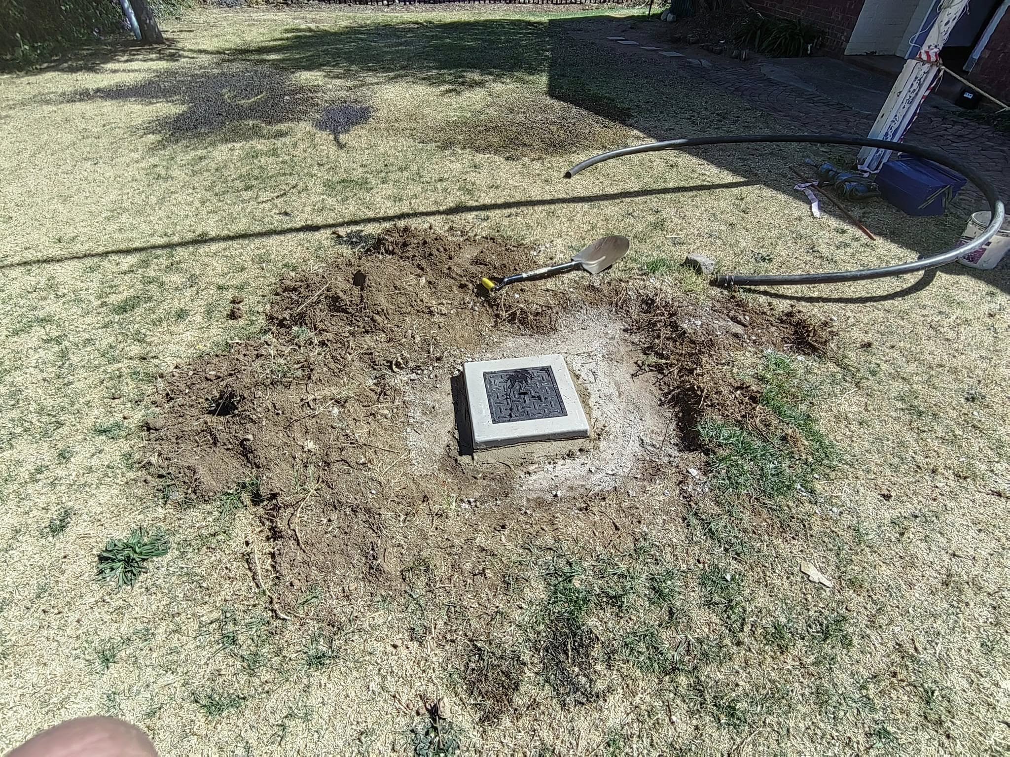 Septic tank installation